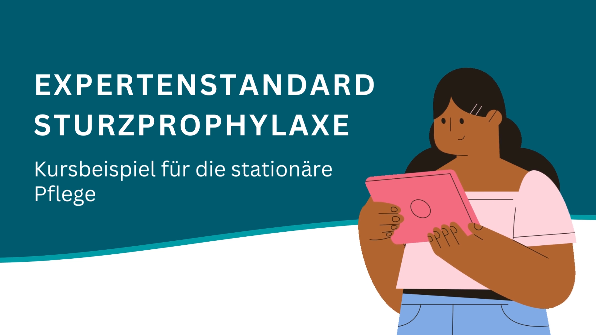 Titelfolie zum E-Learning-Kurs Expertenstandard Sturzprophylaxe